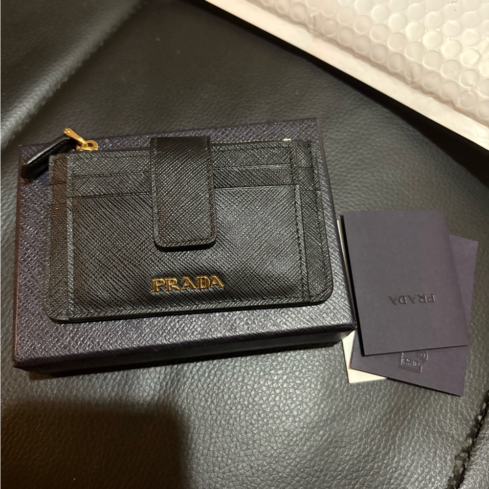 Prada Black Card Holder